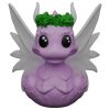 Dragon Duck Figurine with Fairy Wings & Leaf Crown – Fantasy Creature Collectible for Teens & Adults – 3D Printed in Canada — 3D Printed Collectible by 3DCentral