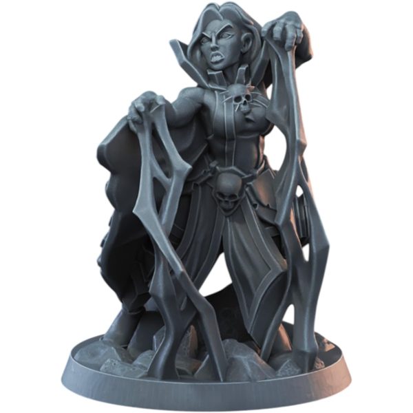 Necromancer Female Miniature for Fantasy RPGs