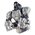 Articulated Cyborg Ape Figurine – Gorilla Mech Collectible