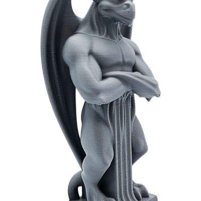 Silent Protector Gargoyle Statue – Gothic Mythical Creature Figurine for Desk, Shelf, or Entryway Display – 3D Printed in Canada — 3D Printed Collectible by 3DCentral