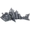 Articulated Cyber Fish – Articulated Futuristic Toy for Decorative Display & Collectors for Teens & Adults – 3D Printed in Canada — 3D Printed Collectible by 3DCentral