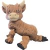 Highland Cow Figurine – Articulated Cute Cow Model with Textured Hair & Poseable Legs – Print-in-Place, No Supports Needed – 3D Printed in Canada — 3D Printed Collectible by 3DCentral