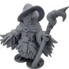 Crow Conjuror Figurine – Fantasy Wizard Crow Statue with Staff – Magical Owl & Raven Inspired Miniature for Display or Painting – 3D Printed in Canada — 3D Printed Collectible by 3DCentral
