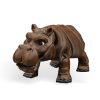 Articulated Hippopotamus Figurine – River Wildlife Desk Collectible for Teens & Adults – Decorative Display & Collectible – 3D Printed in Canada — 3D Printed Collectible by 3DCentral