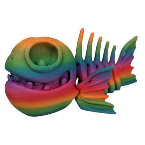 Skeleton Fish Articulating Figurine