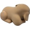 Sleeping Puppy Figurine – Wood-Style 3D Printed Minimalist Dog Sculpture for Pet Memorial, Shelf, or Desk Décor – 3D Printed in Canada — 3D Printed Collectible by 3DCentral