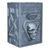 Core Decay Deck Box – Sci-Fi Skull Design Trading Card Storage Case for Standard & Sleeved Decks – Fits 100+ Cards – Durable & Stylish Card Holder for TCG & CCG Players – 3D Printed in Canada — 3D Printed Collectible by 3DCentral
