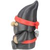 Ninja Gnome Figurine – Stealthy Desk Companion for Gamers, Collectors & Office Decor – Funny Black & Red Miniature Ninja Statue – Collectible-Friendly Shelf Accent – 3D Printed in Canada — 3D Printed Collectible by 3DCentral