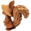 Sage Squirrel Figurine – Fantasy Druid Mage Squirrel with Robe, Hat, and Staff – Tabletop Miniature for Display or Collection – 3D Printed in Canada — 3D Printed Collectible by 3DCentral