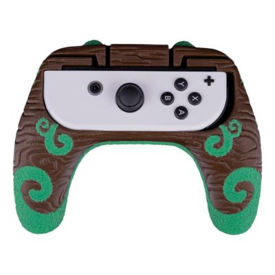 Elderbark Controller Grip – Forest-Themed Gamepad Holder for Switch Console Controller – 3D Printed in Canada — 3D Printed Collectible by 3DCentral