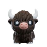 Chill Highland Cow Figurine – Cute Collectible Highland Bull Toy