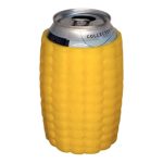 Corn on the Cob Beer Can Holder with 3D Kernel Texture – Funny BBQ and Picnic Beverage Sleeve for Cans – Great Gift for Corn Lovers and Grillmasters