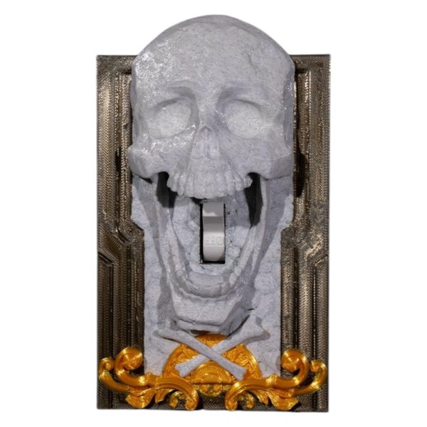 Plaque d&rsquo;interrupteur Last Wickie – Crâne de pirate