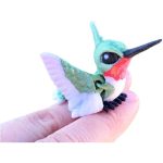 Tiny Hummingbird Figurine by Flexi Factory