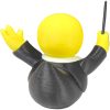 Orchestra Conductor Duck Figurine – Funny Tuxedo Rubber Duck-Inspired Decor for Desk, Shelf or Gift – Quirky Music Lover Collectible – 3D Printed in Canada — 3D Printed Collectible by 3DCentral