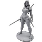 Female Swordmaster Figurine
