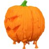 Melted Treatkeeper Halloween Candy Holder – Creepy Melting Pumpkin Jar with Lid for Trick-or-Treat Sweets & Spooky Party Snacks – Horror Jack-o'-Lantern Storage Bowl – 3D Printed in Canada — 3D Printed Collectible by 3DCentral
