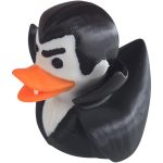 Vampire Duck Figurine – Spooky Car Dashboard & Desk Decor – Halloween Horror Collectible