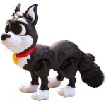 Articulated Cartoon Puppy Dog Figurine