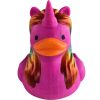 Unicorn Duck Figurine – Colorful Fantasy Collectible Duck for Car Dashboard, Travel Adventures, Party Favors & Gift Bags – 3D Printed in Canada — 3D Printed Collectible by 3DCentral