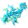 Ocean Dragon Figurine – Articulated Aquatic Creature with Coastal Colors & Poseable Body Segments – 3D Printed in Canada — 3D Printed Collectible by 3DCentral