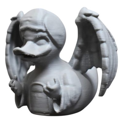 Grave Angel Duck Figurine – Gothic Rubber Duck Alternative, Spooky Angel Duck Collectible, Dark Aesthetic Room Decor, Halloween Duck Sculpture, Novelty Gift for Adults – 3D Printed in Canada — 3D Printed Collectible by 3DCentral