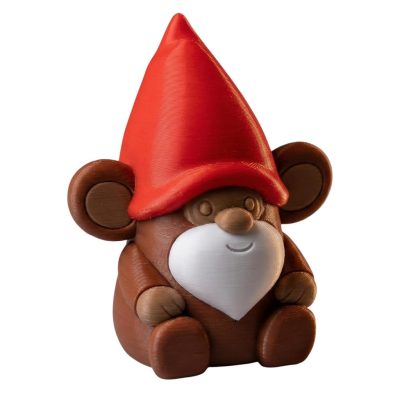 Monkey Gnome Figurine – Adorable Garden Gnome Monkey Sculpture for Shelf, Desk, or Planter Décor – 3D Printed in Canada — 3D Printed Collectible by 3DCentral