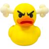 Furious Duck Figurine – Angry Rubber Duck with Steam Puffs & Scowl Face for Desk Humor, Collectors & Gag Gifts – 3D Printed in Canada — 3D Printed Collectible by 3DCentral