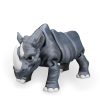 Articulated Rhinoceros Figurine – Jungle Desk Collectible for Teens & Adults – Decorative Display & Collectible – 3D Printed in Canada — 3D Printed Collectible by 3DCentral