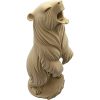 Carved Rearing Grizzly Bear Statue with Flowing Fur Details – Decorative Wildlife Figurine – DIY Paintable Animal Sculpture – 3D Printed in Canada — 3D Printed Collectible by 3DCentral