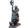 Orc War Band – Set of 8 Savage Warrior Miniatures with Mounts, Spears & Axes for Fantasy Tabletop Battles, RPG Campaigns & Painting – 3D Printed in Canada — 3D Printed Collectible by 3DCentral