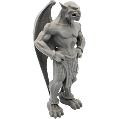 Winged Sentinel Gargoyle Statue – Gothic Mythical Creature Figurine for Shelf or Desk Display – Fantasy Monster Sculpture for Home or Office Décor – 3D Printed in Canada — 3D Printed Collectible by 3DCentral