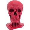Bloody Melting Skull Figurine – Creepy Gothic Horror Halloween Decoration, Spooky Skull Statue for Haunted Décor – 3D Printed in Canada — 3D Printed Collectible by 3DCentral