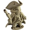 The Pirate Owl Figurine – Fantasy Owl Buccaneer with Tricorn Hat & Flintlock Pistol – Owls & Dragons Collection – Paintable Miniature for Display or Diorama – 3D Printed in Canada — 3D Printed Collectible by 3DCentral