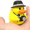 Journalist Duck Figurine with Hat, Microphone & Camera – Funny Press Reporter Collectible for Desk or Gift Display – 3D Printed in Canada — 3D Printed Collectible by 3DCentral