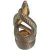Naja’s Embrace Wine Bottle Holder – Striking Cobra Snake Sculpture for Home Bar, Kitchen or Shelf Display – Unique Serpent Décor Accent – 3D Printed in Canada — 3D Printed Collectible by 3DCentral