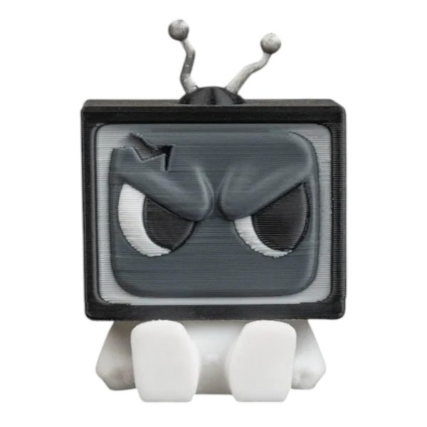 Figurine personnage Static Anty à télé cathodique