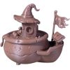 Witch’s Cauldron Boat – Spooky Halloween Cauldron Ship Display Piece for Fantasy Fans – 3D Printed in Canada — 3D Printed Collectible by 3DCentral