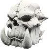 Cracked Ogre Skull Figurine – Fantasy Monster Skull Prop for Desk, Shelf, or Dungeon Decor – 3D Printed in Canada — 3D Printed Collectible by 3DCentral