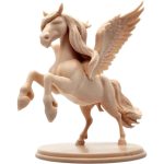 Rearing Pegasus Statue – Mythical Winged Horse Figurine for Fantasy Decor, RPG, and Display
