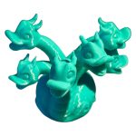 6-Headed Serpent Duck Action Figurine – Fantasy Hydra Duck Desk Companion, Mythical Creature Collectible for Teens & Adults