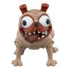 Articulated Cartoon Pug Figurine – Wacky Tongue-Out Bulldog Dog Sculpture for Desk, Shelf or Collectible Play – 3D Printed in Canada — 3D Printed Collectible by 3DCentral
