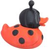 Ladybug Duck Figurine – Quirky Red & Black Duck Decor, Cute Animal Display Collectible, Whimsical Shelf Accent for Adults & Teens – 3D Printed in Canada — 3D Printed Collectible by 3DCentral