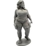 Curvy Female Adventurer Figurine