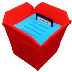 SD Card Holder – Mini Chinese Takeout Box Organizer for Photographers & Creators – Fun Desktop Storage Prop – 3D Printed in Canada — 3D Printed Collectible by 3DCentral