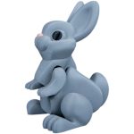 Articulated Bunny Desk Figurine – Poseable Rabbit Figure for Desk, Shelf or Anxiety Relief – Flexible Collectible for Teens and Adults