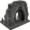 Mountain Fortress Entrance Miniature – Rocky Gate Terrain with Carved Archway for Tabletop RPGs, Dioramas & Fantasy Scenery – 3D Printed in Canada — 3D Printed Collectible by 3DCentral
