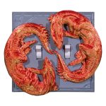 Soulmates Light Switch Cover Twin Dragon Wall Plate