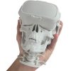 VR Skull Sculpture – Virtual Reality Headset Skull Art for Tech Decor, Gamer Room, Futurist or Cyberpunk Display – 3D Printed in Canada — 3D Printed Collectible by 3DCentral