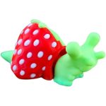 Tiny Strawberry Snail Figurine